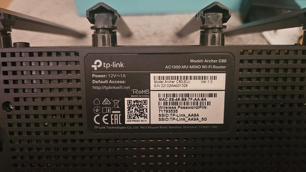 Router TP-Link Archer C80