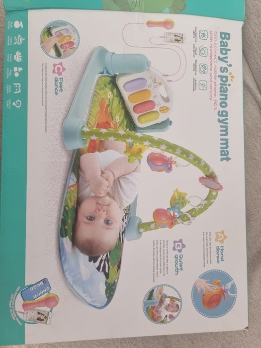 Saltea interactiva, pentru bebeluși, de la 0 luni
