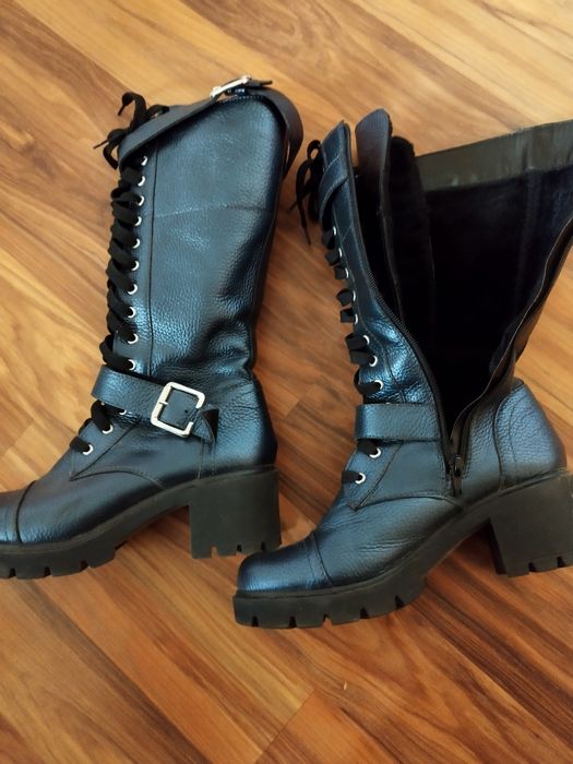 Ghete dama din piele