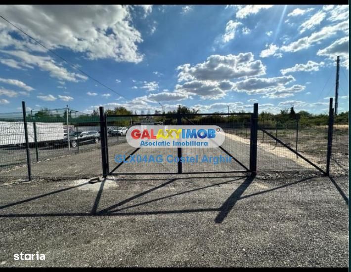 Inchiriem 1000 mp teren pentru parc auto , la DN65B