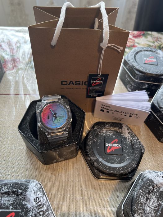 Ceas Casio G-Shock GA-2100SR-1A rainbow