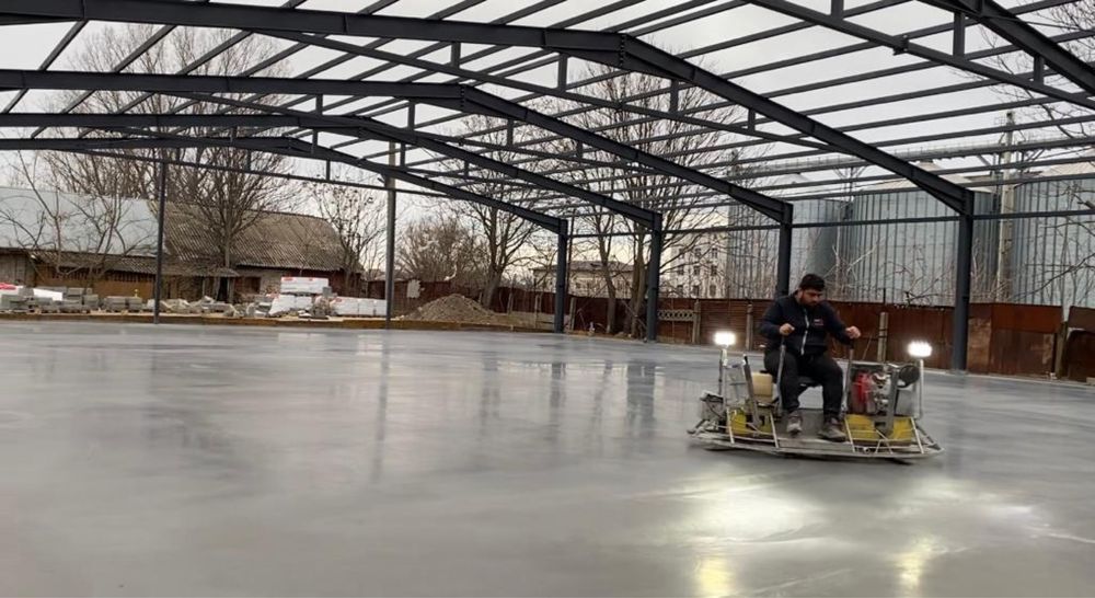 Turnari beton finisat mecanic elicopterizat