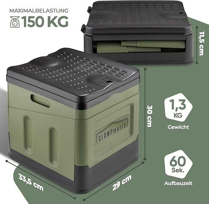 GLAMPmania Къмпинг тоалетна без химикали