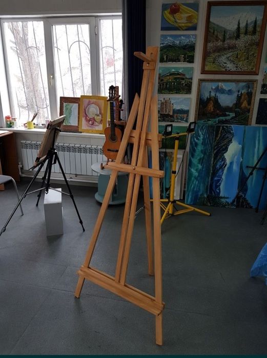 Мольберт напольный, деревянный