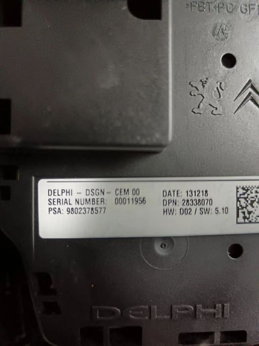consola centrala cu joystick multimedia peugeot 508 si butoane incalzire scaune 9802378577