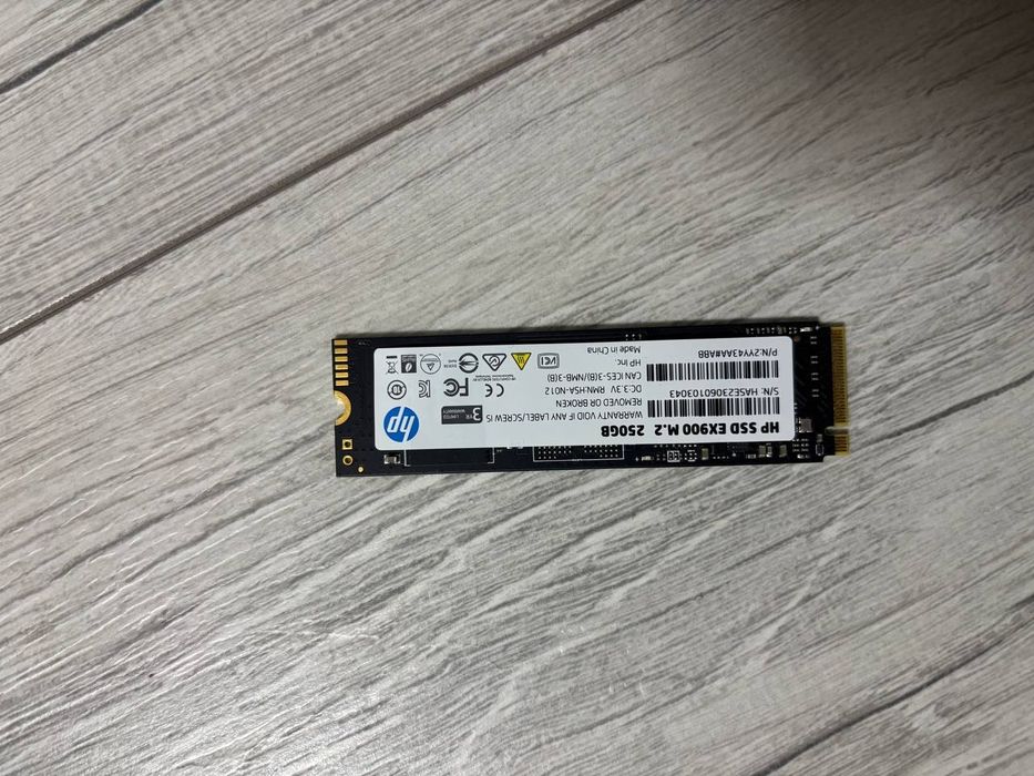 Hp SSD nvme m2 250 gb