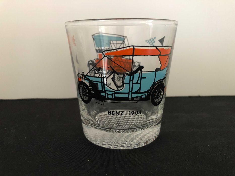 Set 6 Pahare cu tematica auto Mercedes