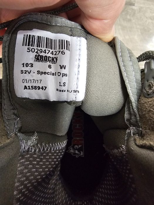 Bocanci militari Rocky nr 35,36-38,39, dimensiune talpic 23,5 si 25 cm