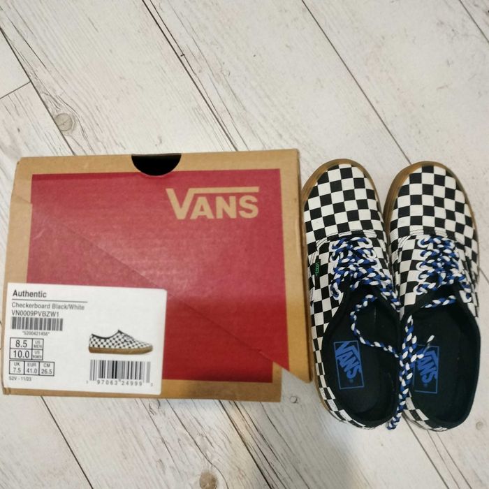 Vans Low Sneakers Checkerboard Black/White