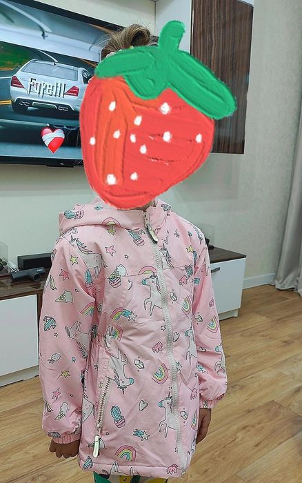 Ветровка на девочку рост 110