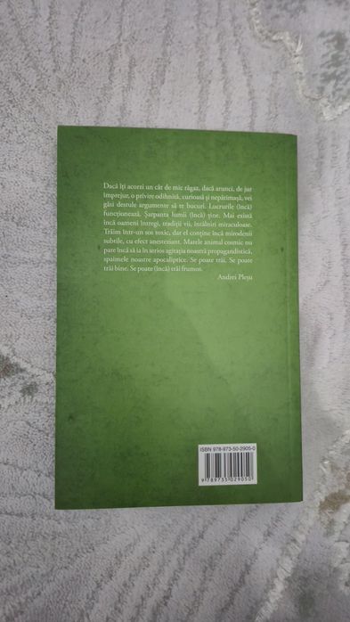 Carte "Despre frumusetea uitata a vieții "