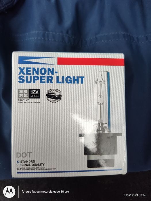 Becuri  led și xenon d1s d2s D3S   H⁷7ed 6000k
