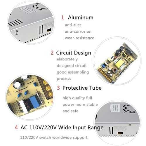 Импулсно захранване 36V 10A 360W за LED ленти