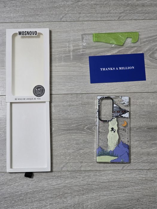 Carcasă MOSNOVO Samsung Galaxy S24 Ultra – Transparentă, Slim, UFO