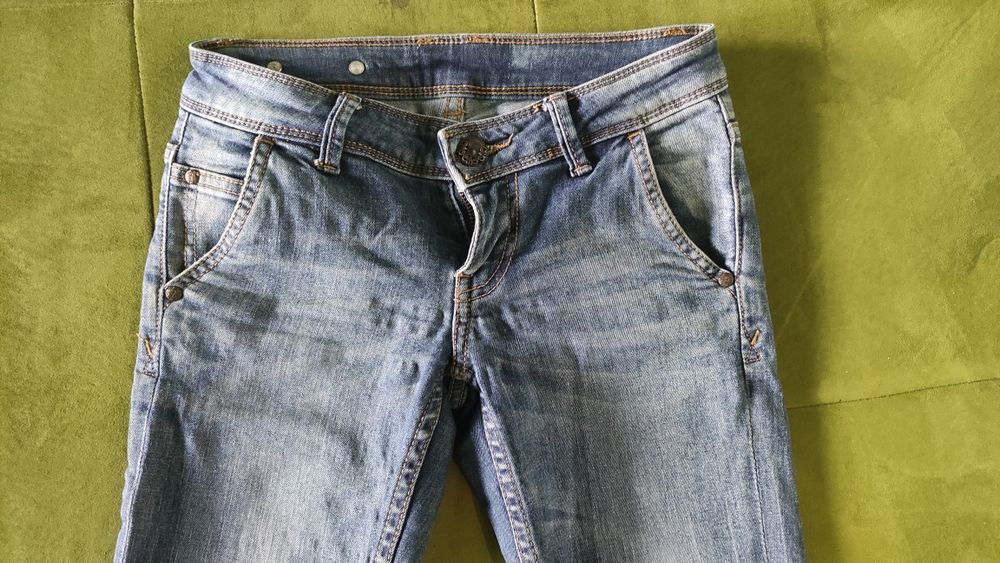 Дамски сини дънки