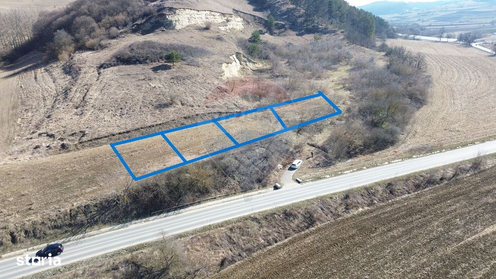Teren extravilan 500 mp – cu acces direct la DN spre Moșna