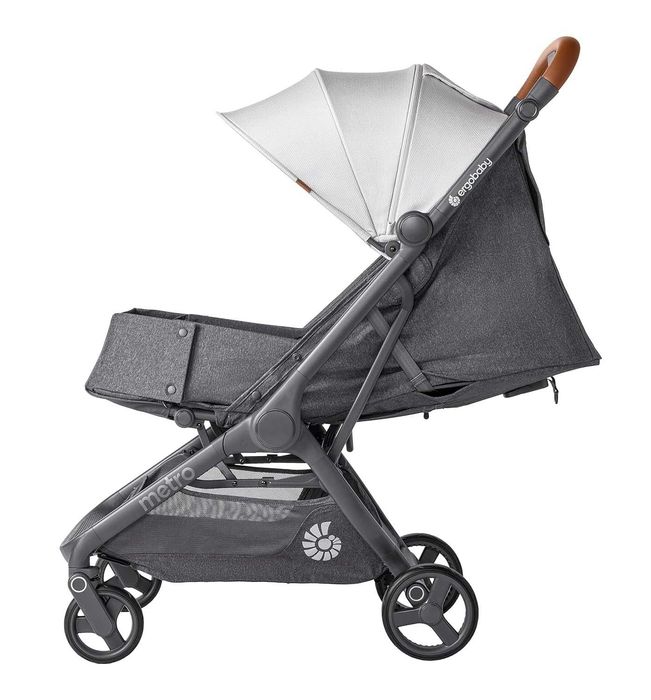 Ergobaby Metro3 Deluxe, Pearl Grey, бебешка/детска лятна количка, сив цвят, нова + аксесоари