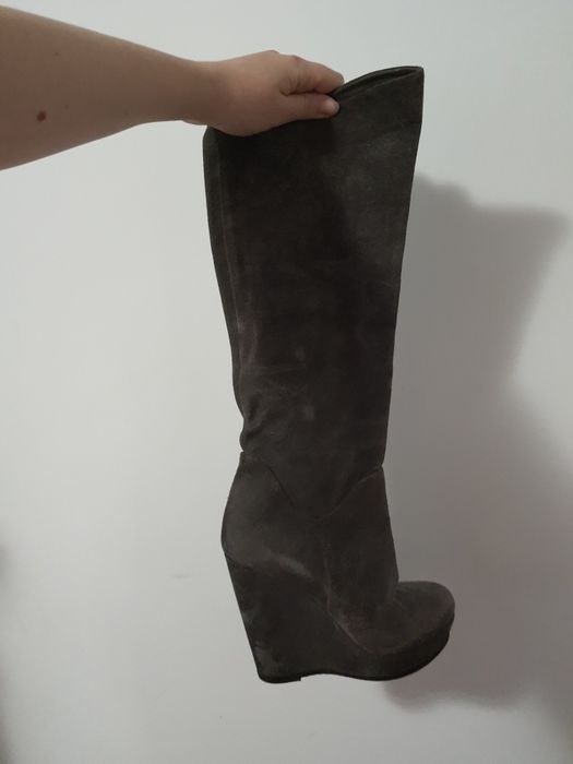 Cizme de piele întoarsă Cristhelen B. Musette