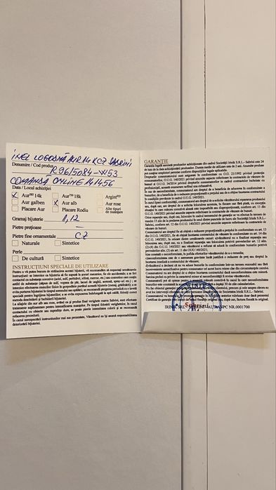 Inel logodna Sabrini aur 14 k