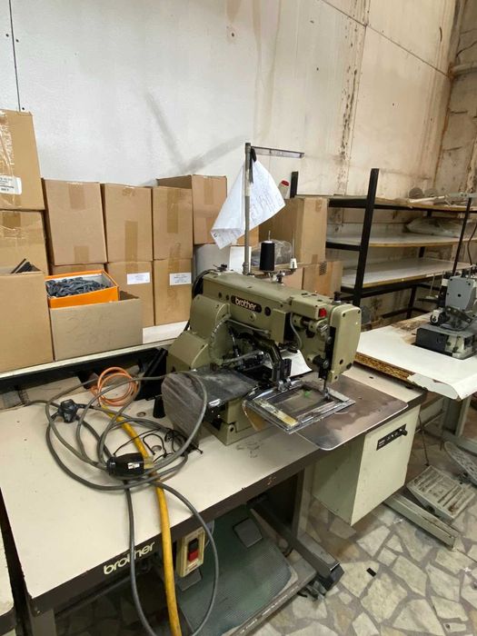 Продавам шевни машини BROTHER JUKI И ДРУГИ пълно оборудване