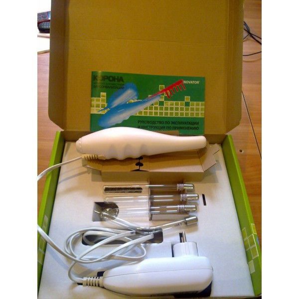 Дарсонвал и резервни електроди (накрайници)