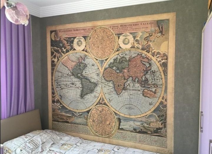 Поклейка, клеем обои