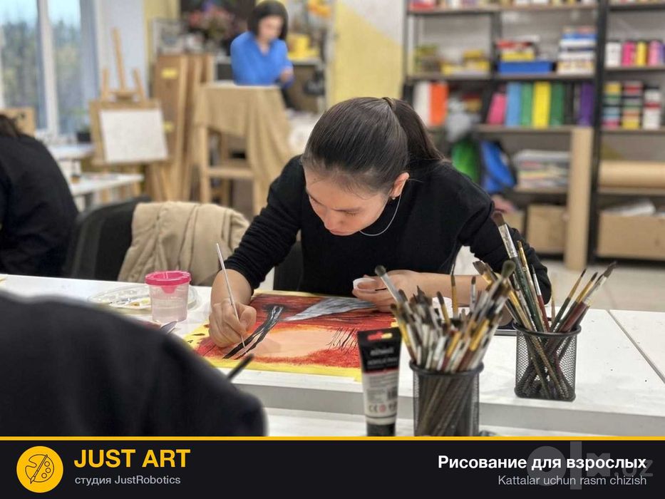 Курсы рисования для взрослых в Ташкенте с нуля Just Art