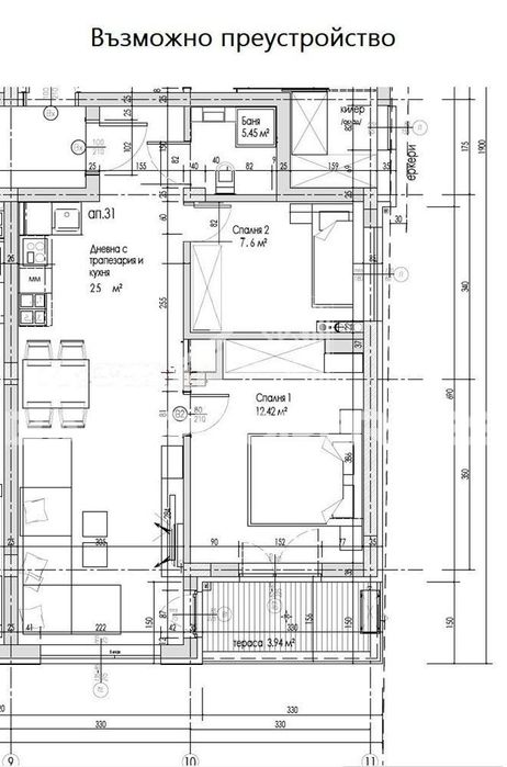 Продава се Двустаен апартамент в София, Овча купел 2 - 74 кв.м за 2683 €/кв.м - Снимка #8