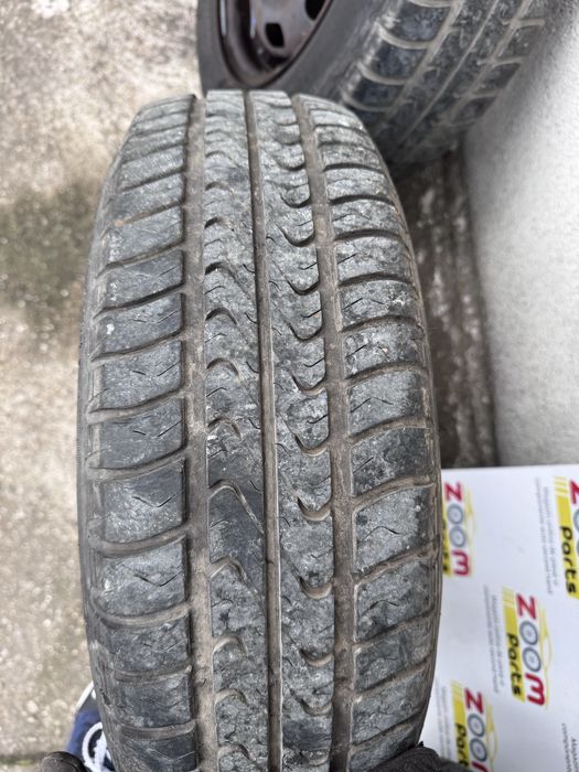 Set 4 roti complete jante otel cu anvelope vara 175 70 R14 Hyundai i20 i10 Accent Kia Rio Suzuki Swift  Mazda 2 DE 2008-2014