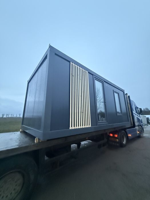 Vand containere modulare cu vitrina riflaje lemn alubond etc pret bun