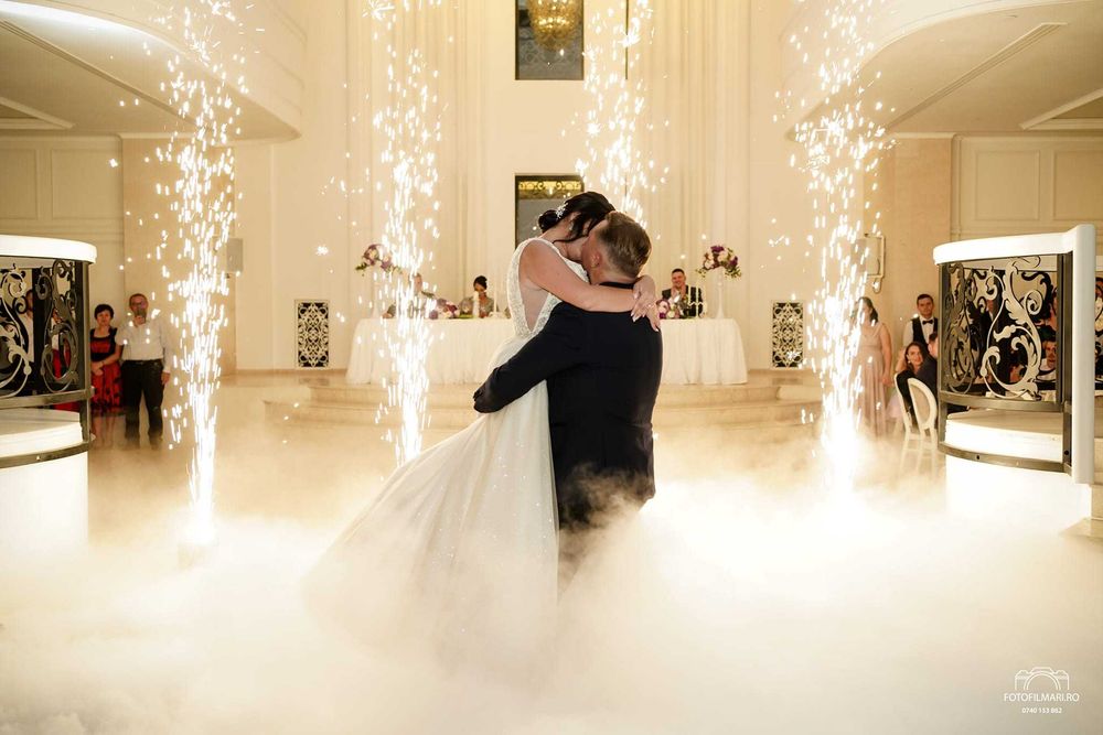 Masina Baloane de Sapun cu Fum - Fum Greu - Sparkulare Dans Miri Nunta