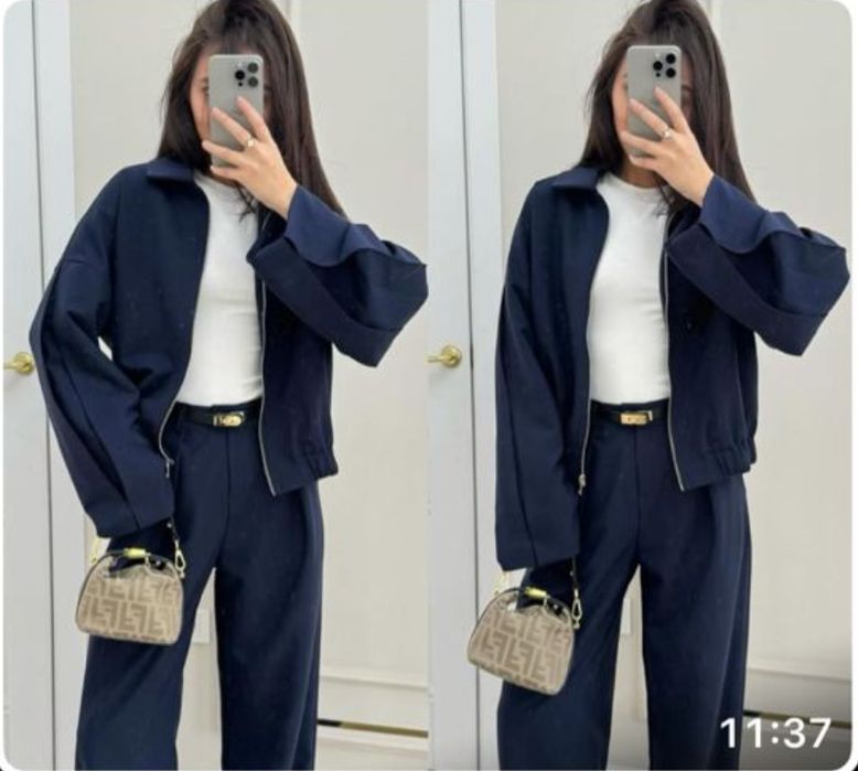 Двойка темно синий