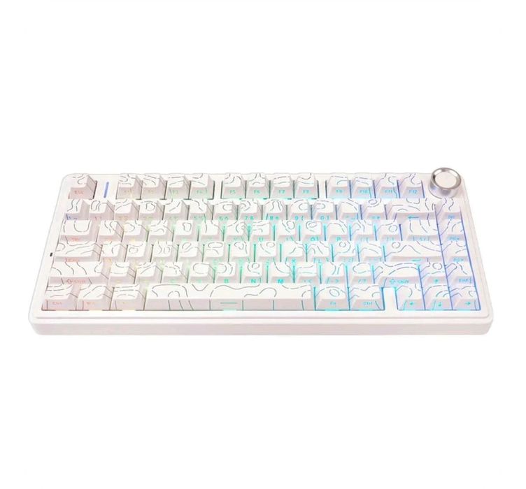 AULA F75 White contour, Black contour
