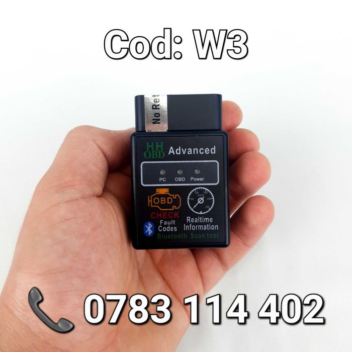 ELM327-OBD2-Bluetooth-Advanced-Diagnoza Auto Portabila-Tester PRO - W3