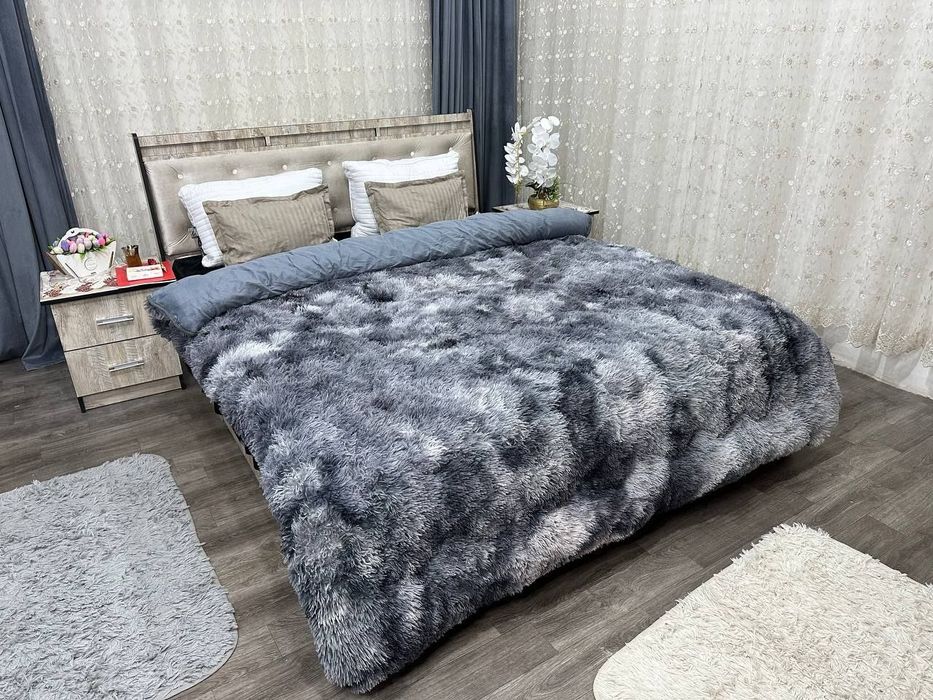 Теплое одеяло травка