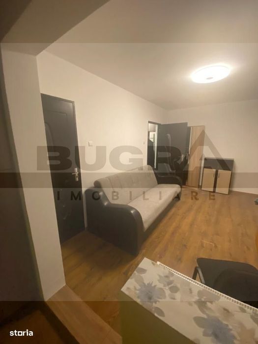Garsoniera cocheta, etaj intermediar, balcon, zona Piata Zorilor — fotografia 1