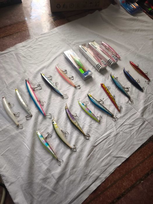 Комплект 19 бр. морски воблери – Blade Minnow, Terminator, Kendo, Rapalla, Yo-Zuri, Wind Storm