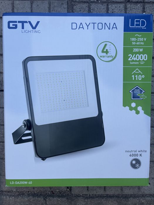 Прожектор 200w /Чисто нов /200w/24000lm/ 4000k