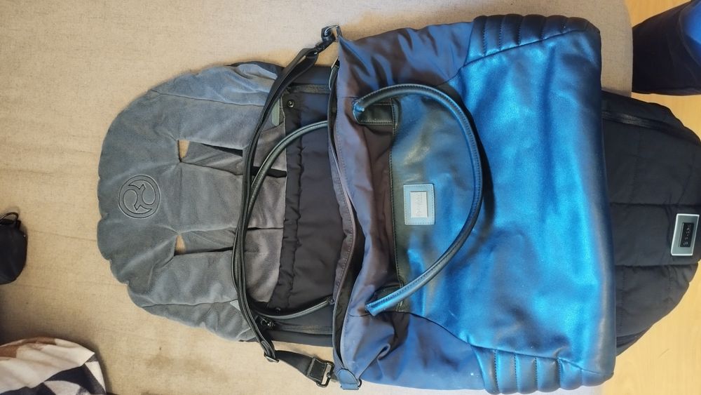 Комплект Cybex Priam 4 летен, зимен кош +  зимен чувал + чанта
