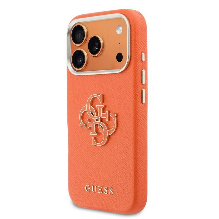 GUESS Калъф Кейс за iPhone 17 Pro Max / Orange / Оригинал /
