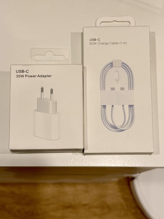 Încărcator Apple 35W IPhone 11, 12, 13, 14, 15, 16, 17 NOU Sigilat si Cablu de incarcare 60W