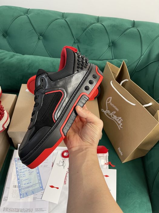 Adidasi Christian Louboutin piele naturala 100% Full Box colectie noua