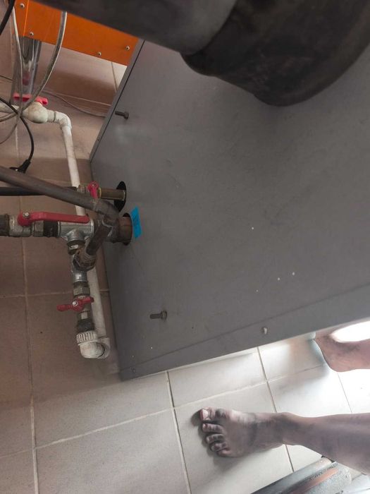 Cazan Fonta Ferroli 25 kW + Arzător Peleți Ferroli Sun P7 35 kW + Buncăr