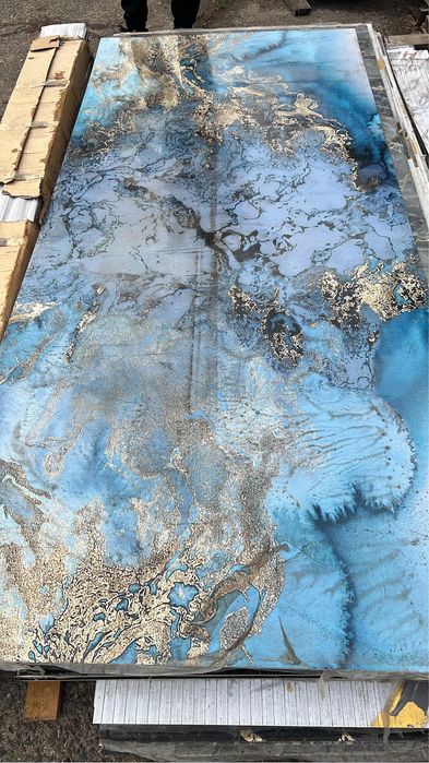 Гибкий мрамор  и бамбук понель