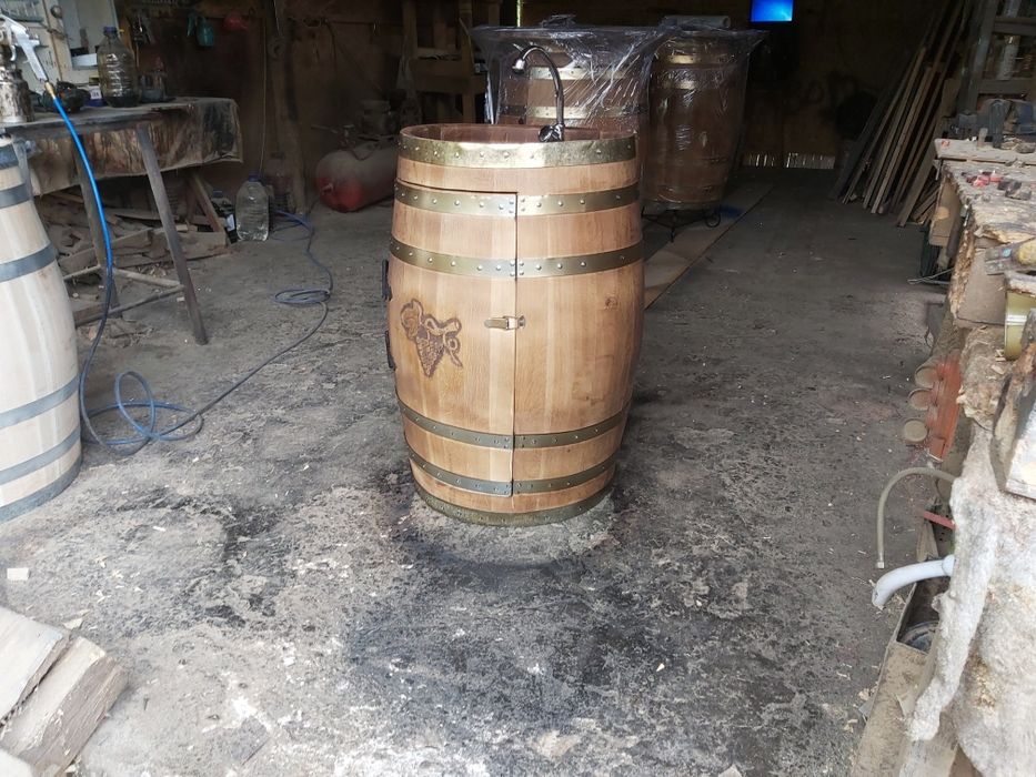 chiuveta  butoi stejar