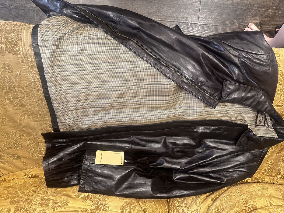 Куртка кожаная мужская