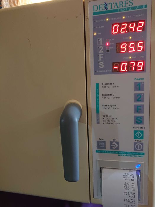 Autoclav Dentares Domina Plus Clasa B 18L stomatologie vet cosmetica