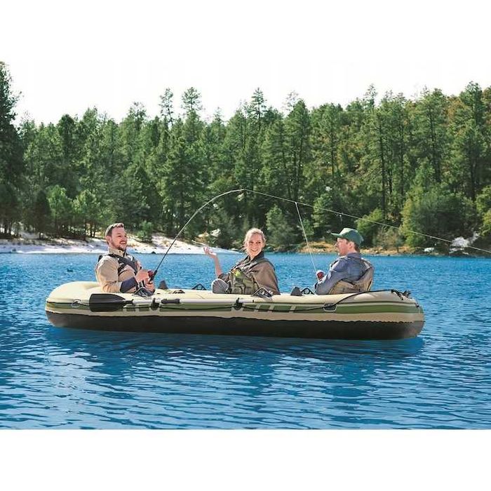 Надуваема лодка Bestway Voyager 500 комплект с гребла