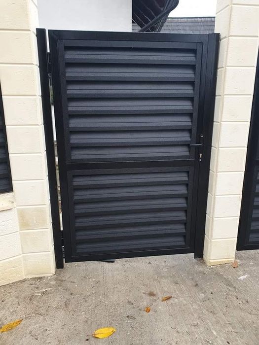 Garduri din panou stil jaluzele, din sipca metalica, tabla, plasa, BCA