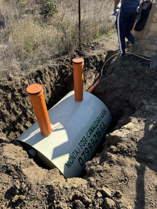 Bazin vidanjabil separator hidrocarburi fose ecologice